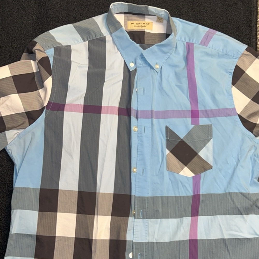 M Burberry Button Down